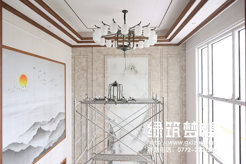 新中式轻钢别墅装修