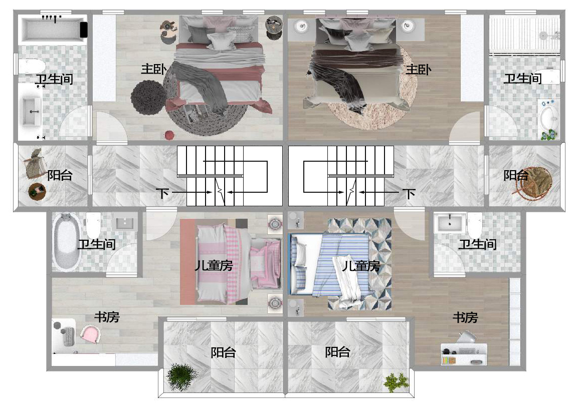 二层房屋户型图